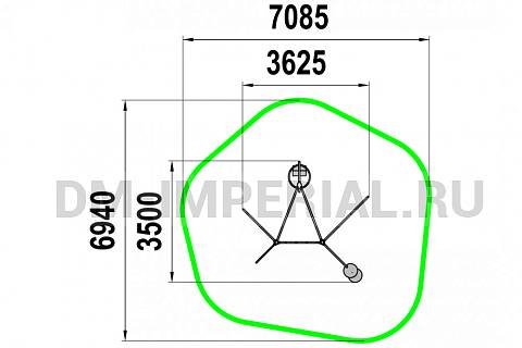 Уличное оборудование, Спортивное оборудование, Спортивный комплекс NEXT СК 1.6 СК 1.6