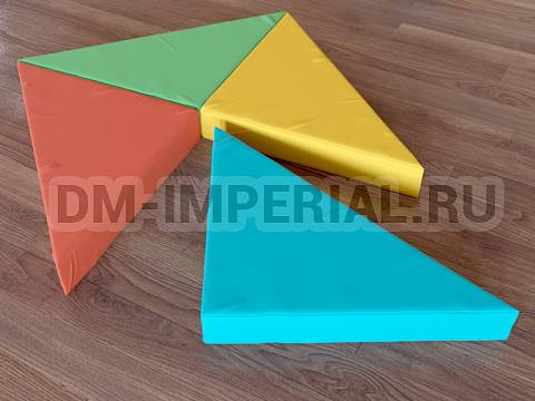 Оснащение детских садов, Мягкие модули, Развивающие мягкие модули Четырехлистник ММ-РМ-02.003