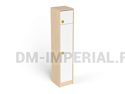 Шкаф 1-но секционный с антрресолью на цоколе