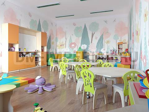 Оснащение детских садов, Стулья, Стул Скрипичный ключ, мягкий, лак/краска С-007.02 Оснащение детских садов, Стулья, Стул Скрипичный ключ, мягкий, лак/краска С-007.02