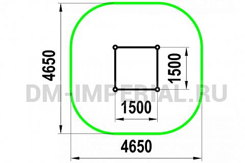Уличное оборудование, Спортивное оборудование, Три разноуровневых турника, шведская стенка W-02-019 W-02-019