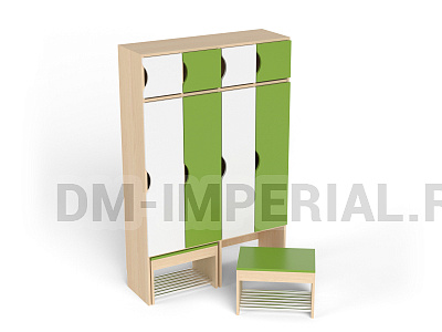 Шкаф для одежды 4-х секционный