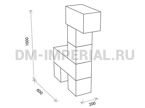 Оснащение детских садов, Мягкие модули, Мягкие игровые модули Жираф ММ-ИМ-01.012