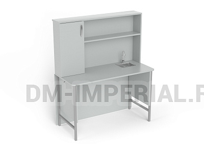 Стол препараторский пристенный с сантехникой, тип 2