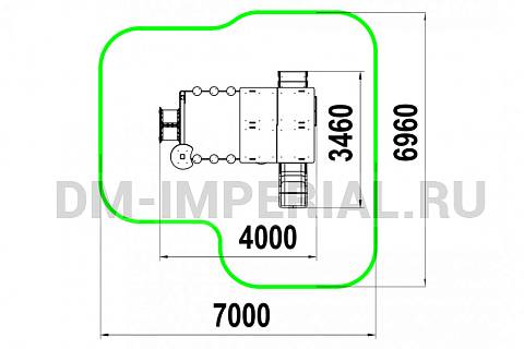 Уличное оборудование, Игровое оборудование, Песочница Кантри МФ 1.253 МФ 1.253