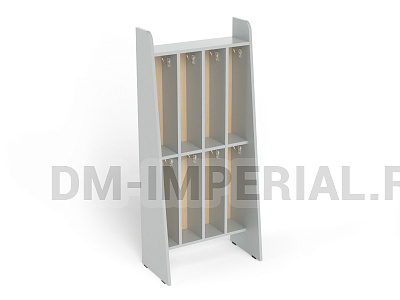 Шкаф для полотенец 2-х ярусный 4-х секционный