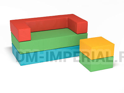 Комплект диван-трансформер Кузя