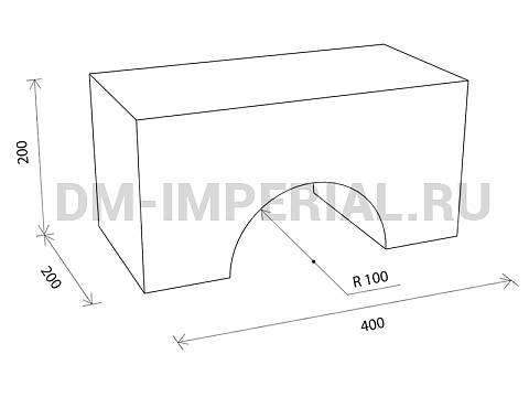Оснащение детских садов, Мягкие модули, Мягкий модуль Арка 16 ММ-ЭМ-01.016