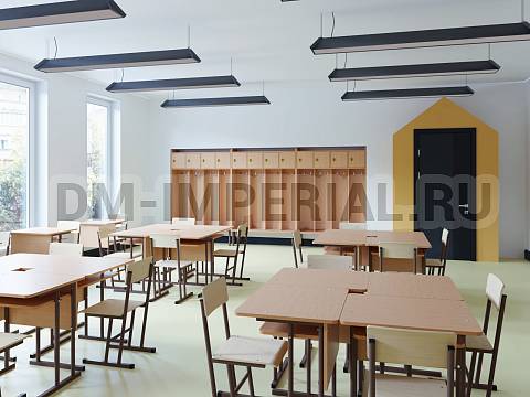 Оснащение школ, Мебель для гардеробов, Шкаф для раздевалки 4 места ШМ-МР-001-4