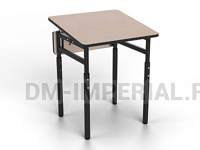 Стол ученический 1-но местный регулируемый с наклонной столешницей ЭРУДИТ