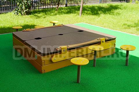 Уличное оборудование, Игровое оборудование, Песочница с защитой МФ 1.32 МФ 1.32