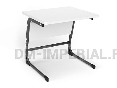 Стол ученический 1-но местный регулируемый на плоскоовальной трубе