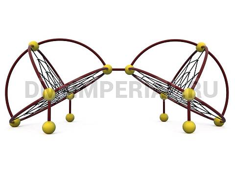 Уличное оборудование, Игровое оборудование, Фигура для лазания Молекулы МФ 1.336 МФ 1.336