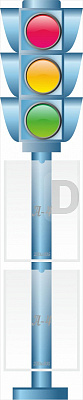 Светофор, резной стенд