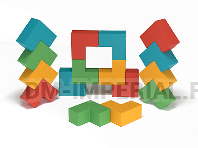 Мягкий конструктор Лесенка