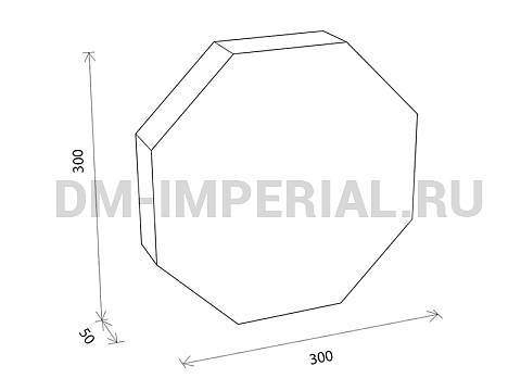 Оснащение детских садов, Мягкие модули, Дорожный знак Движение без остановки запрещено ММ-ДЗ-03.004