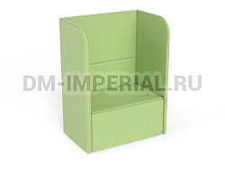 Диван двухместный с высокой спинкой