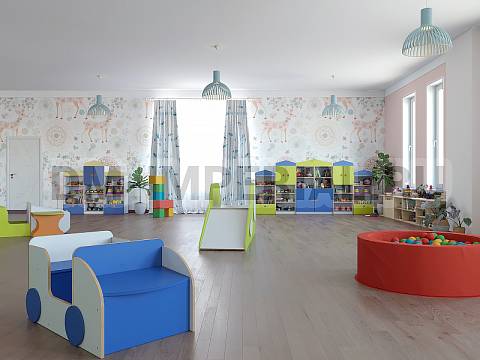 Оснащение детских садов, Шкафы, Стенка Настя ШС-023