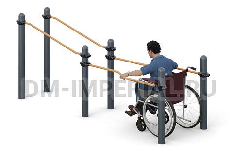 Уличное оборудование, Спортивное оборудование, Брусья разноуровневые W-07.001 W-07.001