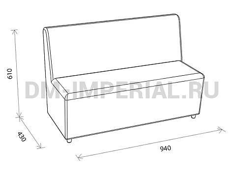 Оснащение детских садов, Мягкая мебель, Диван Малыш ММ-011-Д Оснащение детских садов, Мягкая мебель, Диван Малыш ММ-011-Д