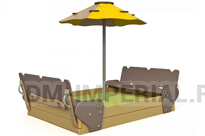 Детская песочница с защитой МФ 1.115