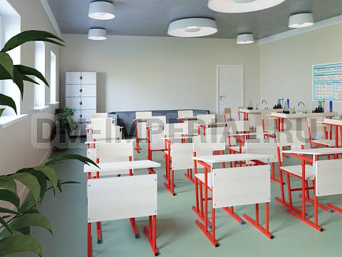 Оснащение школ, Системы хранения, Система хранения 1-но секционная закрытая низ одинарный ШСХ-001-2