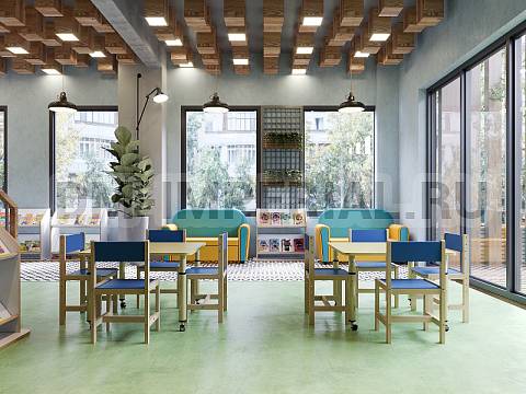 Оснащение детских садов, Мягкая мебель, Диван Малютка  ММ-009-Д