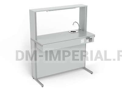 Стол препараторский пристенный с сантехникой