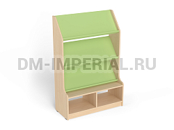 Стеллаж деревянный напольный в детский сад