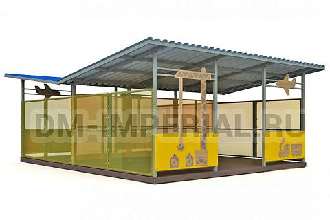 Уличное оборудование, Теневые навесы, Теневой навес двойной (48м2) ТН-2-8х6 ТН-2-8х6 Уличное оборудование, Теневые навесы, Теневой навес двойной (48м2) ТН-2-8х6 ТН-2-8х6