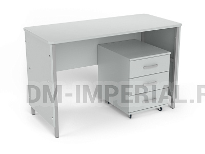 Стол лабораторный письменный, с подкатной тумбой, тип 2