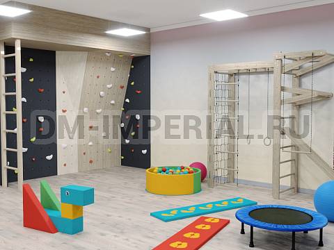 Оснащение детских садов, Мягкие модули, Сухой бассейн Круглый малый ММ-СБ-002