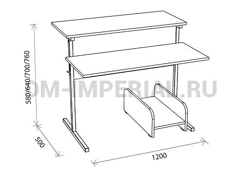 Оснащение школ, Мебель для специальных и компьютерных классов, Стол компьютерный ШМ-СК-001