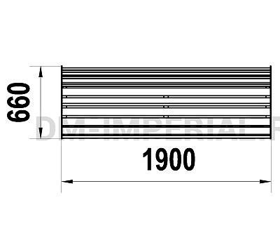 Уличное оборудование, Садово-парковое оборудование, Диван парковый Д 1.28 Д 1.28