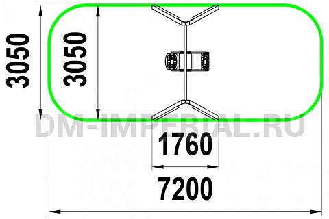 Уличное оборудование, Игровое оборудование, Качели КАЧ 1.34 КАЧ 1.34