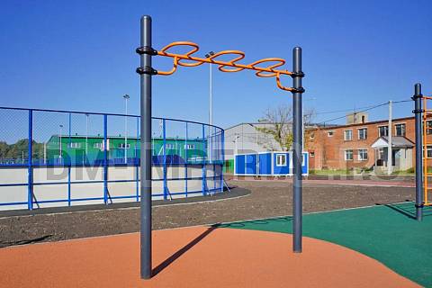 Уличное оборудование, Спортивное оборудование, Рукоход Змейка W-03-001 W-03-001