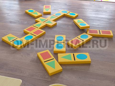 Оснащение детских садов, Мягкие модули, Развивающие мягкие модули Домино мини ММ-РМ-03.004