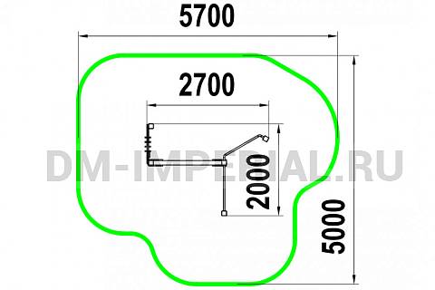 Уличное оборудование, Спортивное оборудование, Система турников с бум-бревном СП 1.47.7 СП 1.47.7