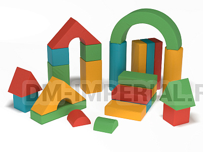 Мягкий конструктор Городок