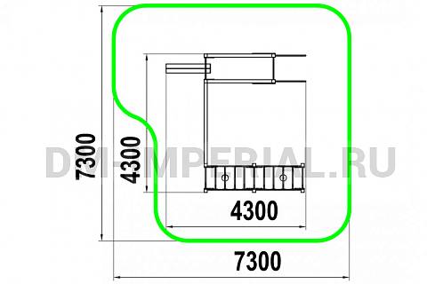 Уличное оборудование, Спортивное оборудование, Спортивный миникомплекс СП 1.15 СП 1.15