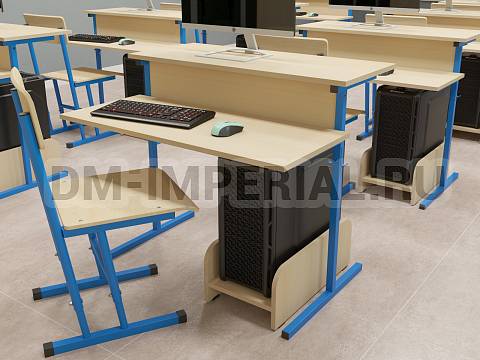 Оснащение школ, Мебель для специальных и компьютерных классов, Стол компьютерный ШМ-СК-001
