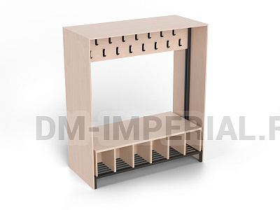 Комплект модулей гардеробных на 26 мест