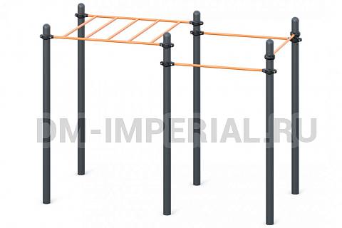 Уличное оборудование, Спортивное оборудование, Рукоход с турниками W-01-005 W-01-005