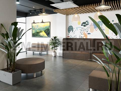 Оснащение школ, Мягкая мебель для школ, Диван 2-х местный  с высокой спинкой ШМ-ММ-010