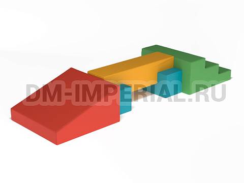 Оснащение детских садов, Мягкие модули, Мягкие спортивные модули Набор 5 ММ-СМ-02.008