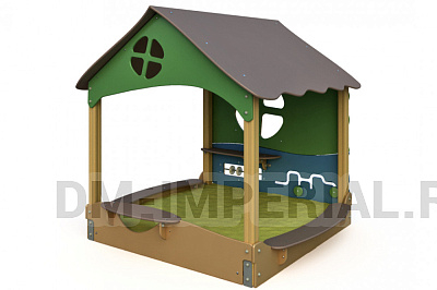 Детская песочница Домик МФ 1.99