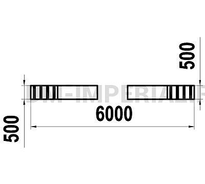 Уличное оборудование, Садово-парковое оборудование, Трамплин ДС 1.07 ДС 1.07