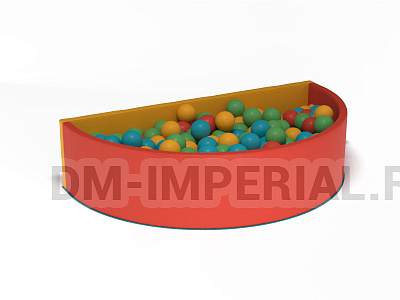 Сухой бассейн Полукруглый малый