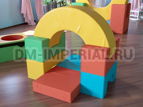 Оснащение детских садов, Мягкие модули, Мягкие спортивные модули Набор 6 ММ-СМ-02.009